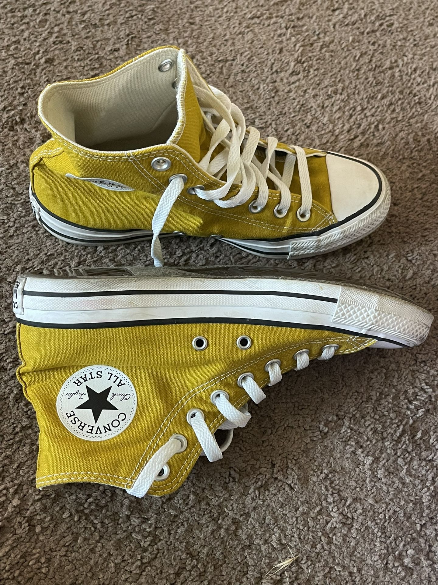 Mustard Yellow Converse
