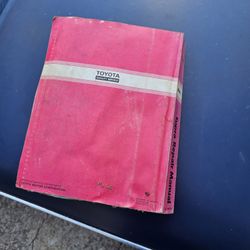1986 1/2 Toyota Supra Repair Manual 