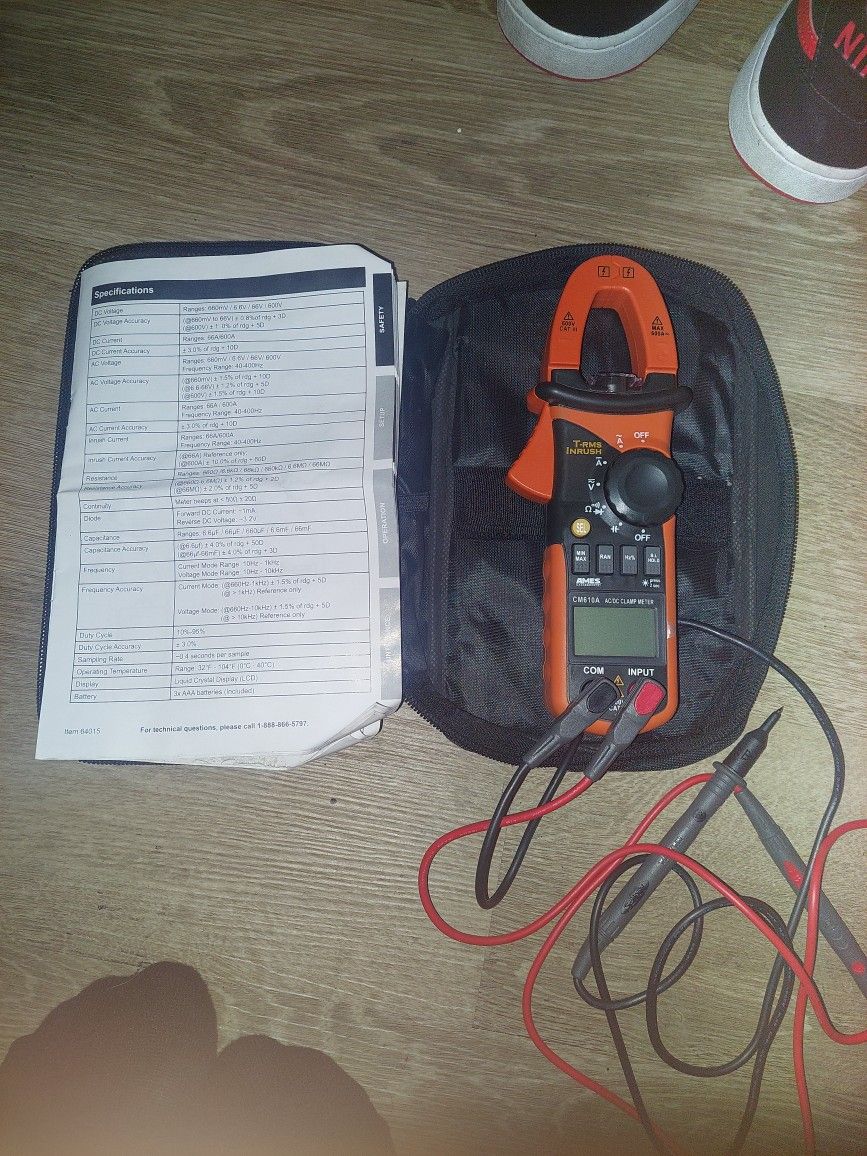 Ames 600A AC/DC Digital Clamp Meter