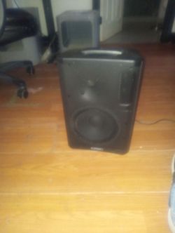 High powered loud speaker with 1000 watt amplifier