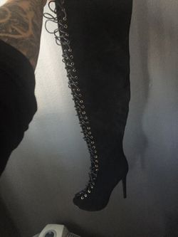 Black boots