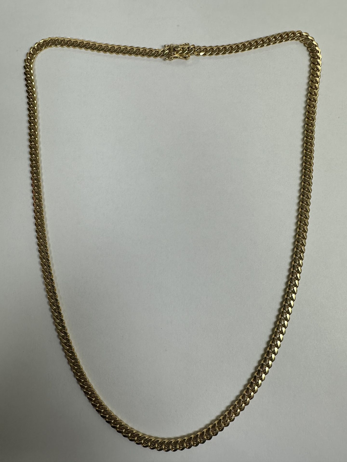 14K Cuban Link Chain 24 Inches 5.1mm SOLID