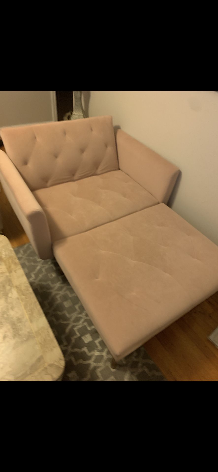  Visit the NZDWZDN Store 4.0 *E (36) NOSGA Modern Tufted Velvet Sofa Chaise Lounge Indoor, Adjustable Backrest Lounge Sofa with 