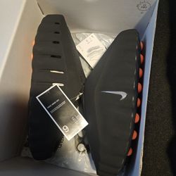 Nike Mind Slides Black Chrome Sz 9 DS