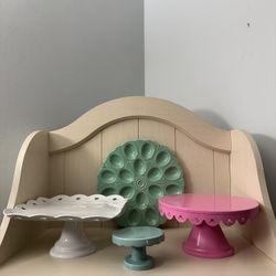 Cake, Cupcake Stands, Egg Platter ✨