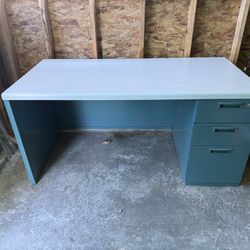 Sturdy Steel Desk- Ideal For Garage Or Shed Workbench 