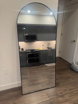 67in x 30 in large arched mirror