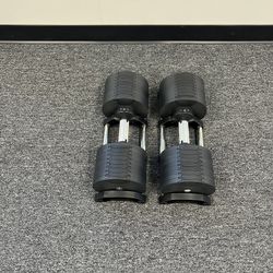 ( BRAND NEW IN BOX ) Pair Of 80lb Adjustable Dumbbells - Click On My Profile For More Gym Equipment 