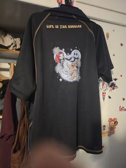 Nightmare Before Christmas Bowling Shirt