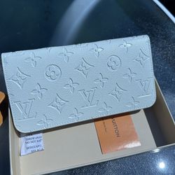 Glossy White Luxury Hand Wallet NEW