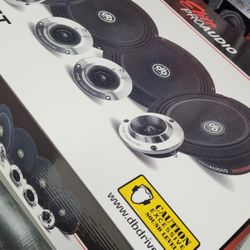 DB Drive Bundle 4x6.5 Mid Range & 4 Pro Tweeters 