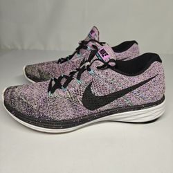 Size 10 US Nike Wmns Flyknit Lunar 3 'Fuchsia Glow' running shoe