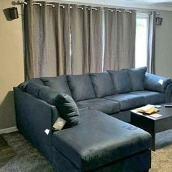 Brand New Darcy Black LAF Sectional by Ashley Furniture for Sale