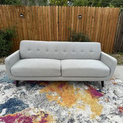 🚚 FREE DELIVERY ! Beautiful Modern MCM Grey Couch
