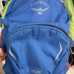 Osprey Moki Kids Hiking Backpack And Gear