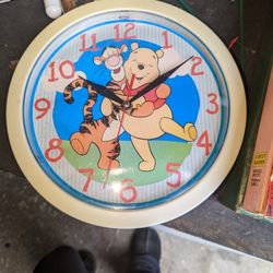 VINTAGE POOH CLOCKS 