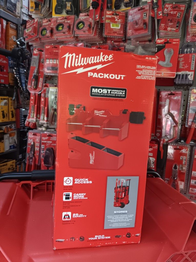 Milwaukee PACKOUT Tool Box Long Tool Holder Attachment