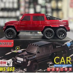 Rechargeable Bluetooth Car Music Speaker with Disco lights