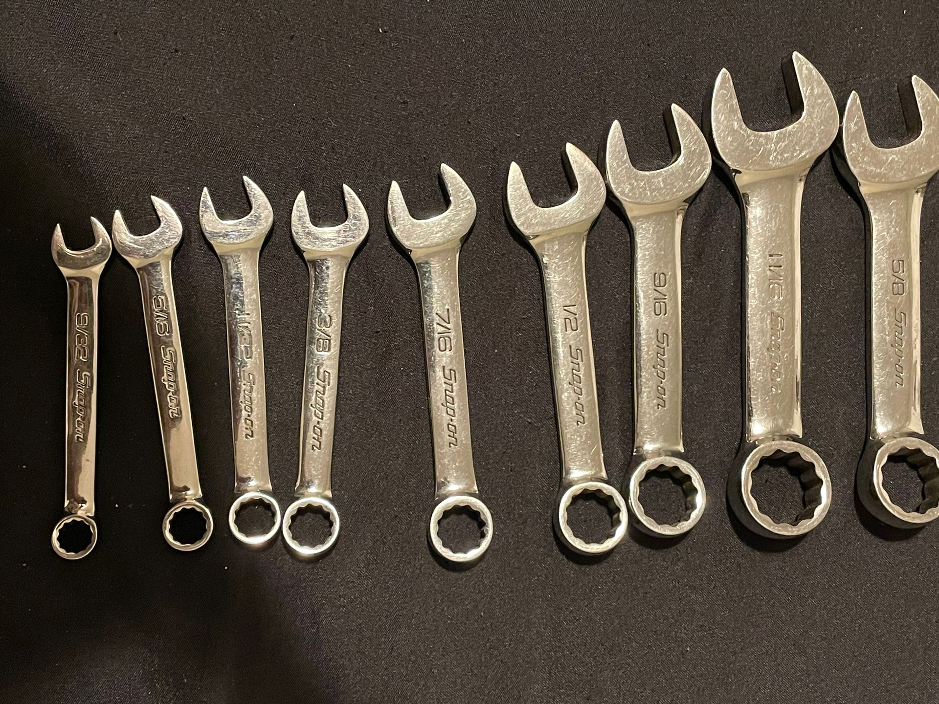 Snap On Sae Stubby Wrench Set