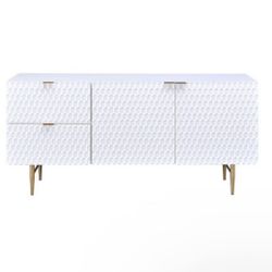 SLEEK AND MODERN console table with storage