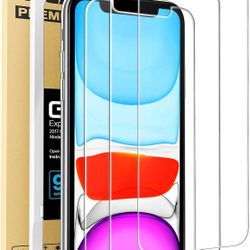 NEW GLASS SCREEN PRO Premium Tempered Glass for iPhone XR and 11 KG3-6.1 3 Pack