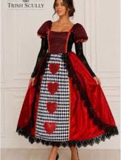 NEW Trish Scully Queen of Hearts Halloween costume
