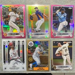 Topps Chrome Baseball Cards 