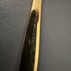 24k Gold Plated Spoon 