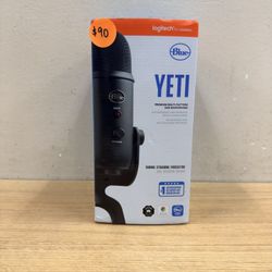 LOGITECH YETI BLUE PREMIUM MULTI-PATTERN USB MICROPHONE 