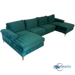 Teal Sectional Couch With Delivery 