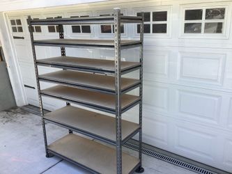 Adjustable 7 Shelf Heavy Duty Storage Shelf Unit