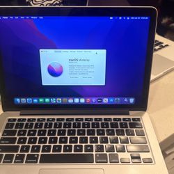 Macbook Pro MacOS monterey 13 Inch 2015