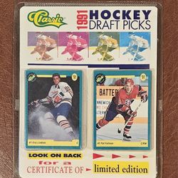 1991 Classic Hockey Draft Picks- Set OF 50 Cards- Factory Sealed- $15.00
