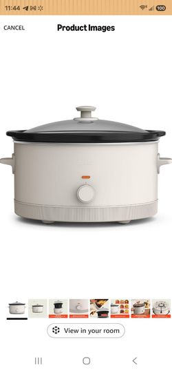 Bella 6qt Slow Cooker with Glass Lid
