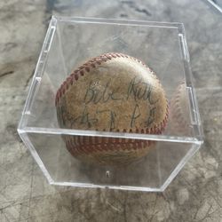 Vintage Baseball with signatures
