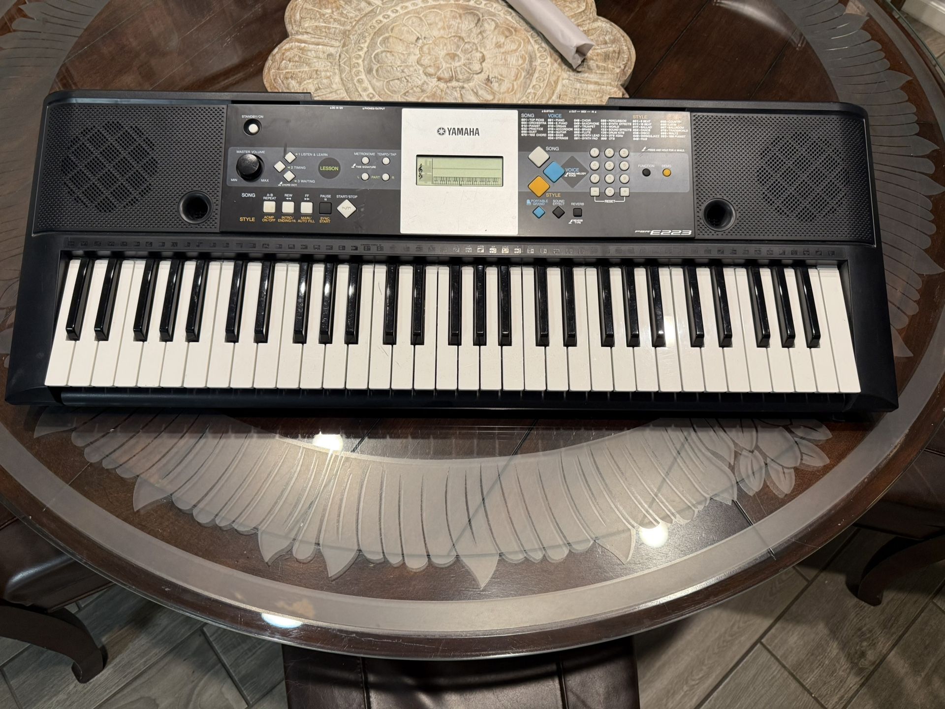 Yamaha and Casio- 2 Portable keyboards