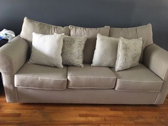 Beige couch