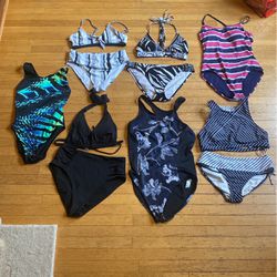 Womens Bundle Of Swimsuits Size Medium Athleta. Tommy Bahamas La Blanca And TYR Bbq