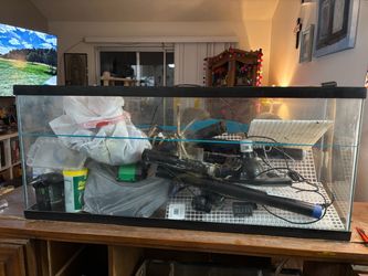 Large fish or terrariums tank