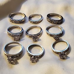 925 New CZ Rings