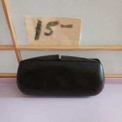 Vera Wang  Glasses Case Brown Leather Vintage C
