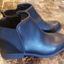 Girls Black Booties Boots Rampage