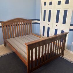 Real Wood Full Size Bed 