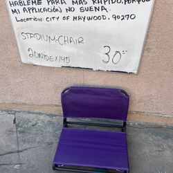 Stadium Chairs $30 Each