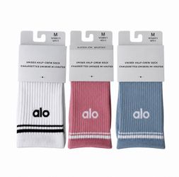 Alo socks 3 pair bundle