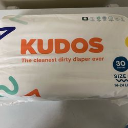 Diaper Box | 100% Cotton-Lined TCF Diapers Size 3| Kudos .Count 30 Pieces 