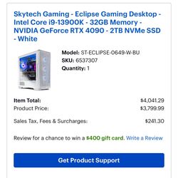 Skytech Gaming Computer And Work!! 