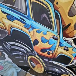 Monster jam party boards