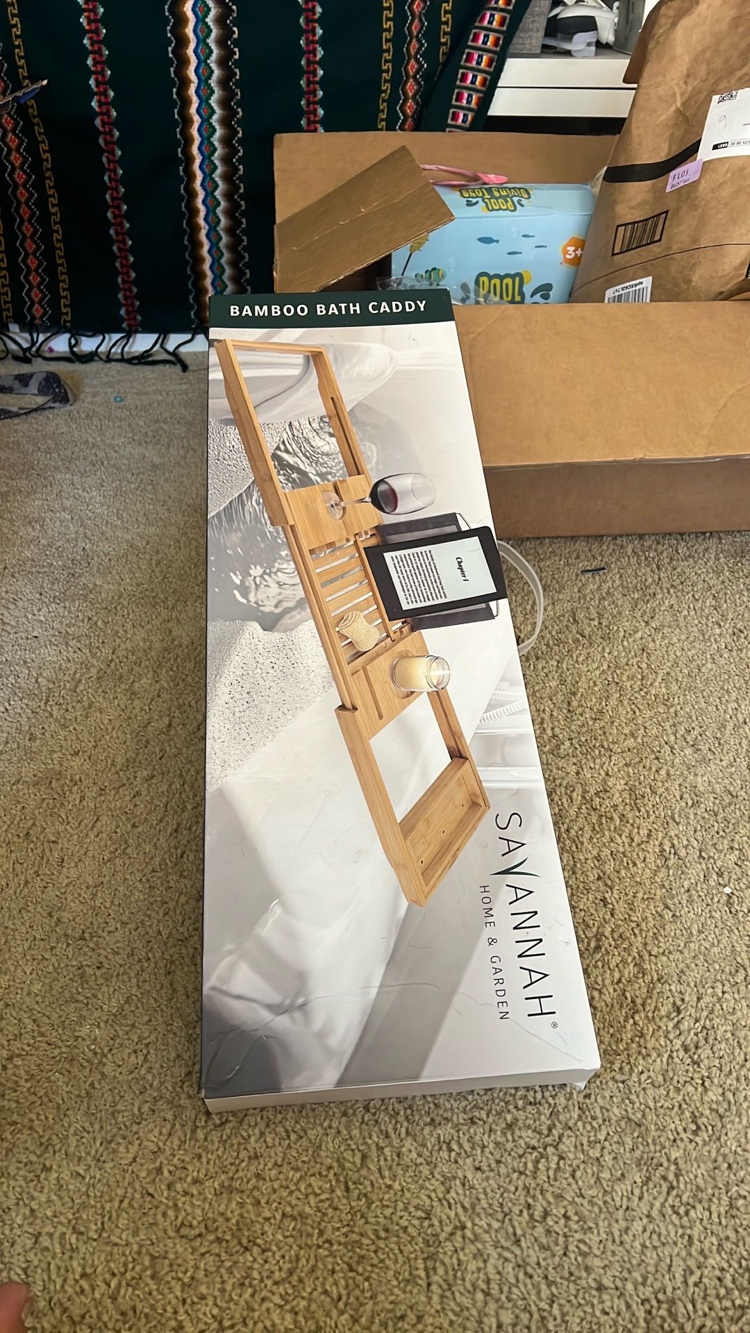 Savannah bath caddy