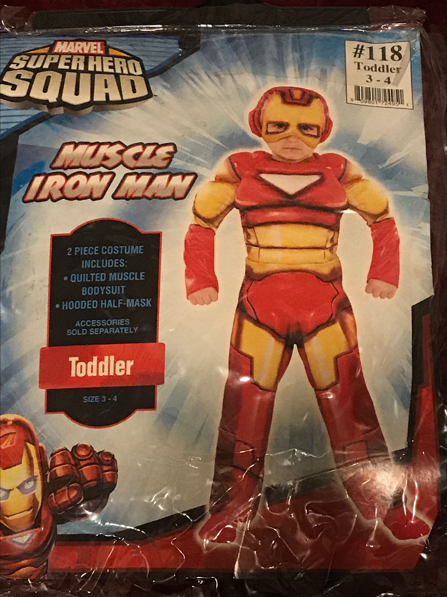 Toddler Muscle Iron Man